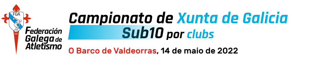  Campionato Xunta de Galicia sub10 por clubs.  O Barco de Valdeorras, 14 maio 2022