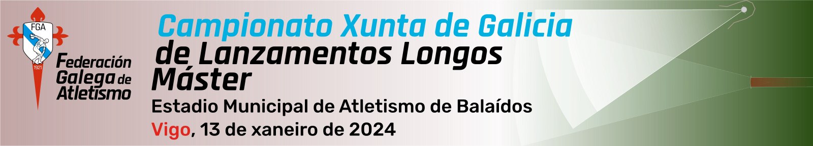  Campionato Xunta de Galicia de.  Estadio Municipal de Atletismo de Balaídos, 13 xaneiro 2024