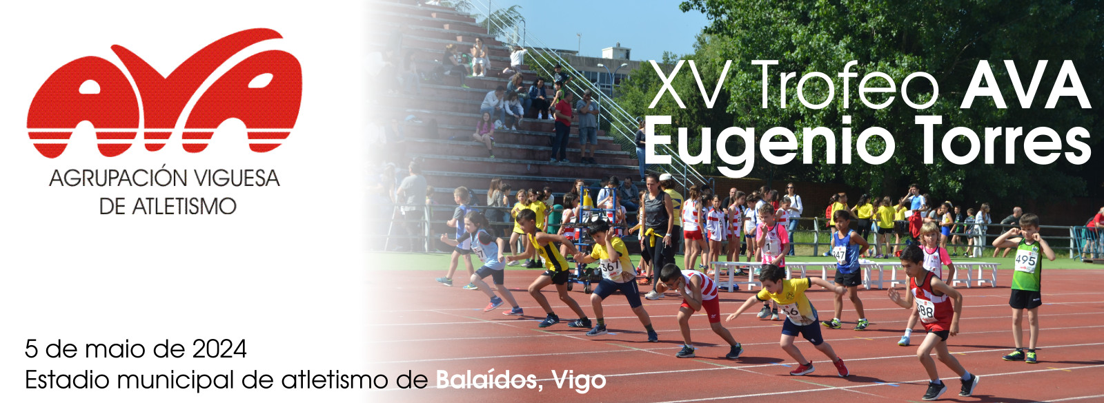  XV Trofeo AVA - Eugenio Torres.  Estadio municipal de atletismo de Balaídos, 5 maio 2024